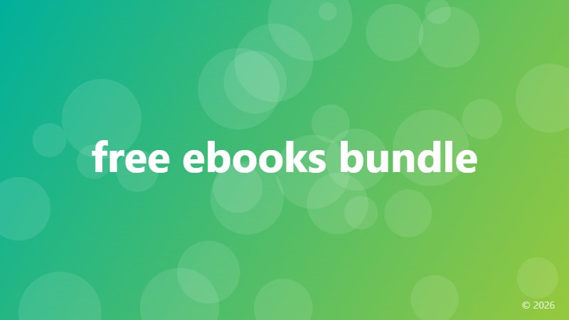 free ebooks bundle