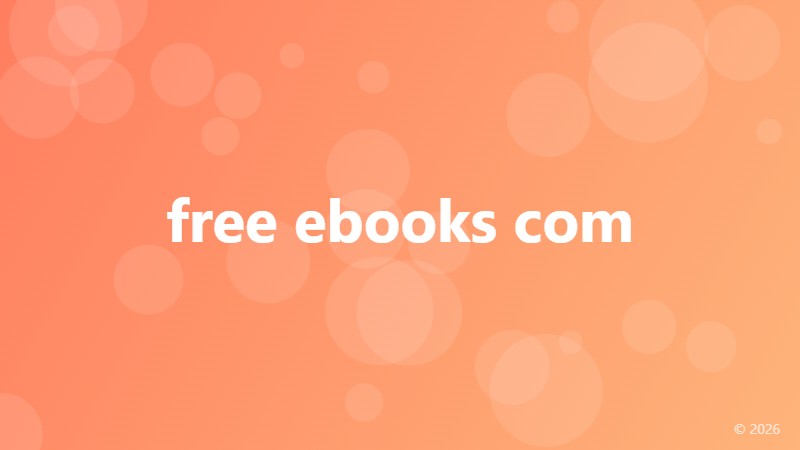 free ebooks com