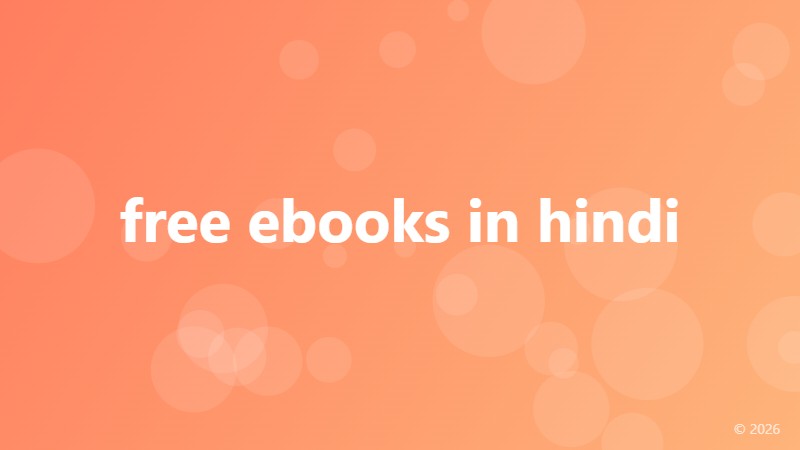 free ebooks in hindi