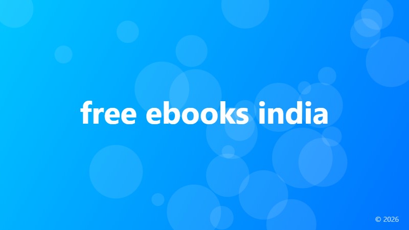 free ebooks india