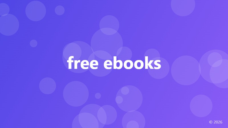 free ebooks