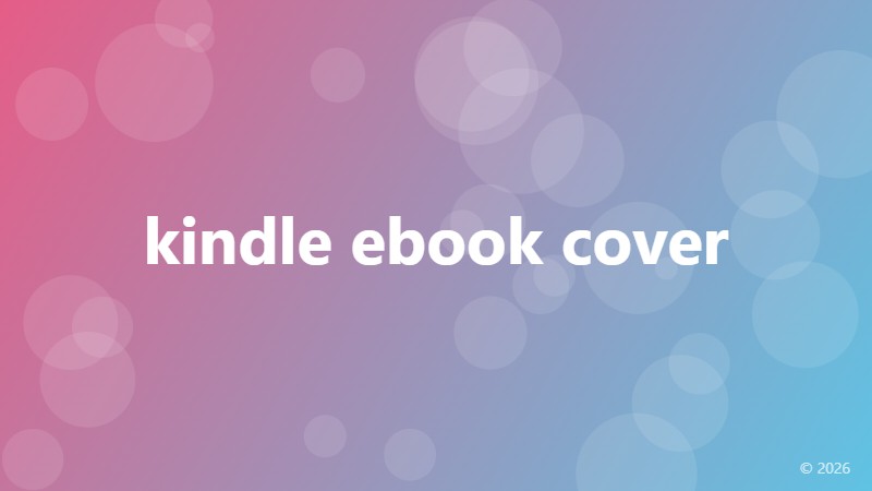 kindle ebook cover