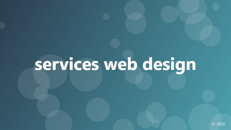 services web design